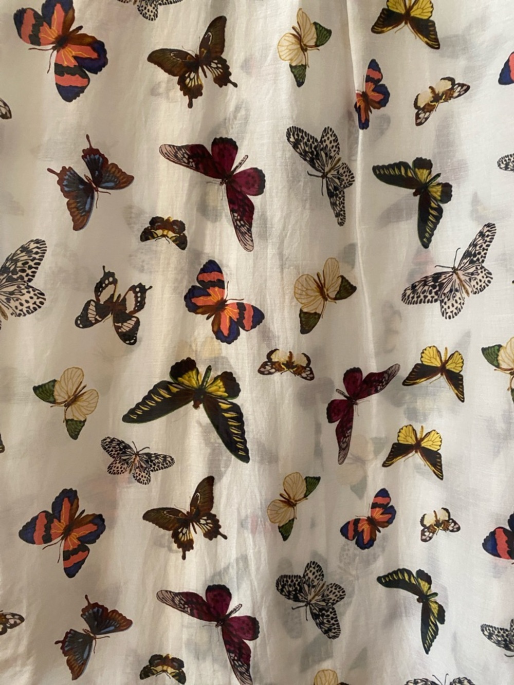 Equipment Silk Butterfly Shirt. Sz. XS - Picture 7 of 7